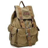 Gootium 21101AMG Specially High Density Thick Canvas Backpack Rucksack, Army Green, Large - backpacks4less.com