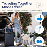 Rubyloo The Original Doggy Bag™- Dog Travel Bag for Supplies with 2 BPA-Free Collapsible Dog Bowls, 2 Dog Food Travel Containers-A Dog Travel Kit for Road Trips or Weekend Away. Airline Approved - backpacks4less.com