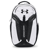 Under Armour Adult Hustle Pro Backpack , White (100)/Black , One Size Fits All