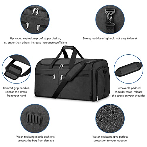 Garment Duffle Bags for Travel, Bukere Convertible Carry on