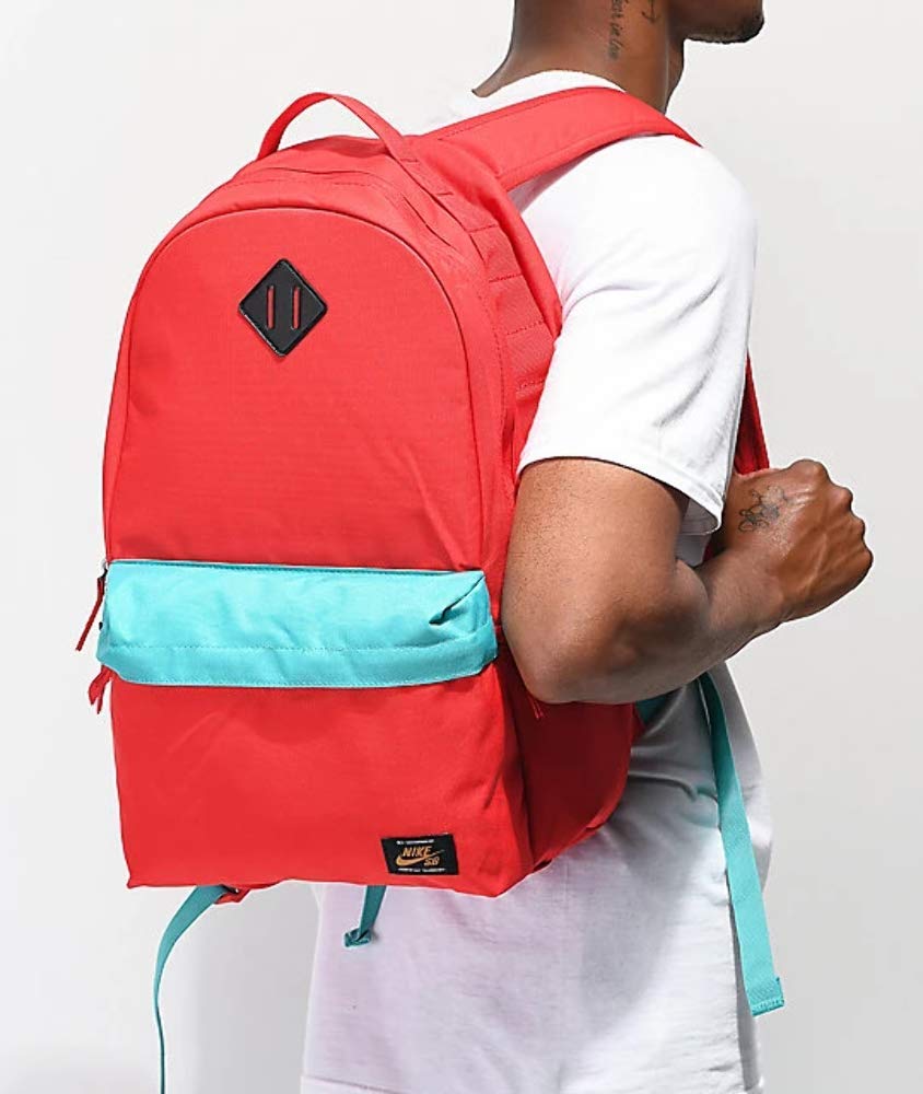 nike backpack wheat Nike SB Icon Backpack (University Red/Cabana/Wheat)