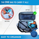 Rubyloo The Original Doggy Bag™- Dog Travel Bag for Supplies with 2 BPA-Free Collapsible Dog Bowls, 2 Dog Food Travel Containers-A Dog Travel Kit for Road Trips or Weekend Away. Airline Approved - backpacks4less.com
