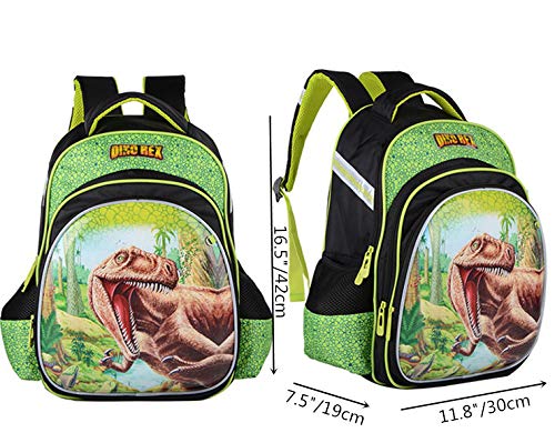 Meetbelify Big Kids School Backpack For Boys Kids Elementary School Bags Out Door Day Pack (dinosaur bag) - backpacks4less.com