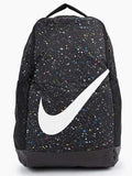 Nike Youth Nike Brasilia Backpack All Over Print Ho19, Black/Black/White, Misc - backpacks4less.com