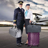 Convertible Garment Bag with Shoulder Strap, Modoker Carry on Garment Duffel Bag for Men Women - 2 in 1 Hanging Suitcase Suit Travel Bags - backpacks4less.com