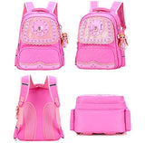 Meetbelify Big Kids School Backpack For Boys Kids Elementary School Bags Out Door Day Pack (pink bag) - backpacks4less.com