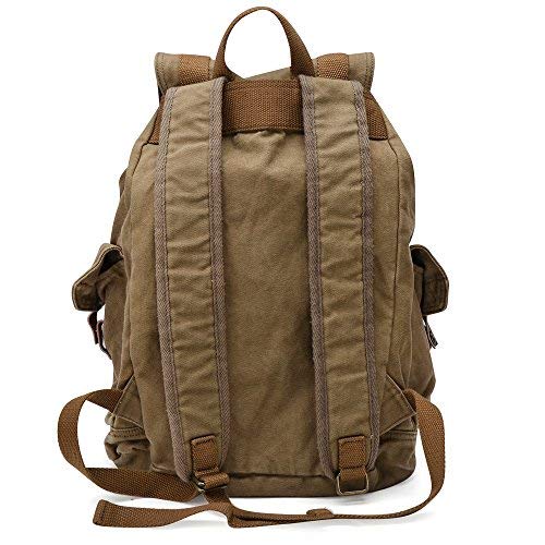 Gootium 21101AMG Specially High Density Thick Canvas Backpack Rucksack, Army Green, Large - backpacks4less.com