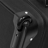 LONDON FOG Buckingham 44-Inch Wheeled Garment Bag, Black - backpacks4less.com