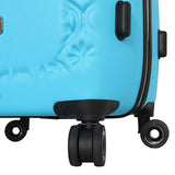 Mia Toro Italy Molded Art Mozaic Hard Side Spinner Luggage 3 Piece Set, Magenta, One Size