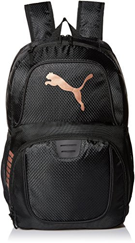 PUMA Men's Evercat Contender 3.0 Backpack, black/gold, One Size - backpacks4less.com