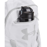 Under Armour unisex-adult Undeniable Sackpack , (100) White / Halo Gray / Halo Gray , One Size Fits Most