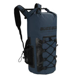 Buffalo Gear Portable Insulated Backpack Cooler Bag - Hands-free and Collapsible, Waterproof and Soft-Sided Cooler Backpack for Hiking, the Beach, Picnics,Camping, Fishing - Navy Blue,35 Liters,30 Can - backpacks4less.com