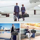 Garment Duffle Bags for Travel, Bukere Convertible Carry on Garment Duffel Bag for Men Women, Shoe Compartment, 2 in 1 Hanging Dress Suitcase Suit Travel Bags - backpacks4less.com