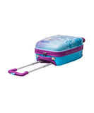 Disney Frozen Hard Side Spinner Trolley 18 Inch Luggage for Kids [Blue] - backpacks4less.com