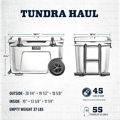 Yeti Tundra Haul Wheeled Cooler, Coolers, Sports & Outdoors