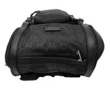 Gucci Men's Backpack Black GG Nylon Drawstring With Leather Trim 510336 1000 - backpacks4less.com