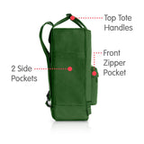 Fjallraven - Kanken Classic Backpack for Everyday, Leaf Green - backpacks4less.com