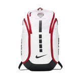 Nike Hoops Elite Pro Backpack (White/Obsidian/Obsidian) - backpacks4less.com