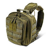 5.11 Tactical Rush Moab 6 Sling Pack, Water-Resistant, Customizable Sling Bag, Tac OD, 1 SZ, Style 56963 - backpacks4less.com