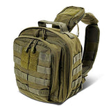 5.11 Tactical Rush Moab 6 Sling Pack, Water-Resistant, Customizable Sling Bag, Tac OD, 1 SZ, Style 56963