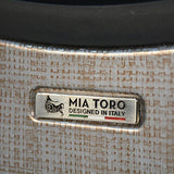 Mia Toro Italy Macchiolina Polish Hardside Spinner Carry-on, Red, One Size