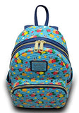 Loungefly x Pokemon Squirtle Flower All Over Print Mini Backpack