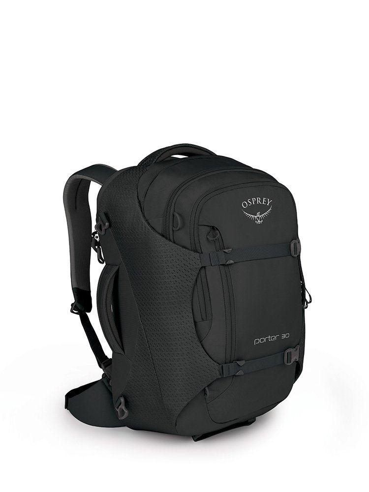 Osprey Packs Porter 30 Travel Backpack, Black, One Size - backpacks4less.com