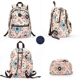 Montana West Bohemian Backpack Ethnic Aztec Geometric Daypack Boho Casual Canvas School Bookbag Travel Shoulder Bag MW1141-9110M-TN - backpacks4less.com