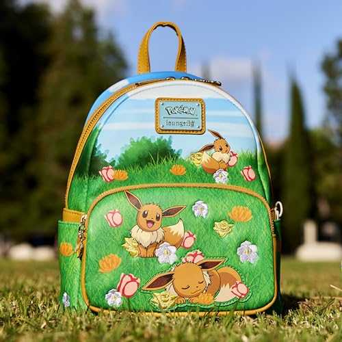 eeveelution boxeseevee mini floral backpack Loungefly Pokémon Eevee Mini-Backpack, Amazon Exclusive