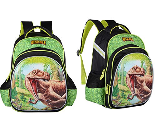 Meetbelify Big Kids School Backpack For Boys Kids Elementary School Bags Out Door Day Pack (dinosaur bag) - backpacks4less.com
