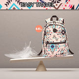 Montana West Bohemian Backpack Ethnic Aztec Geometric Daypack Boho Casual Canvas School Bookbag Travel Shoulder Bag MW1141-9110M-TN - backpacks4less.com