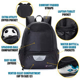 ERANT Soccer Bag for Girls - Soccer Backpack for Boys - Soccer Bags for Boys - Girls Soccer Bags with Ball Holder - Soccer Backpack for Girls - Kids Soccer Bag Kids - Soccer Backpacks with Ball Holder - backpacks4less.com