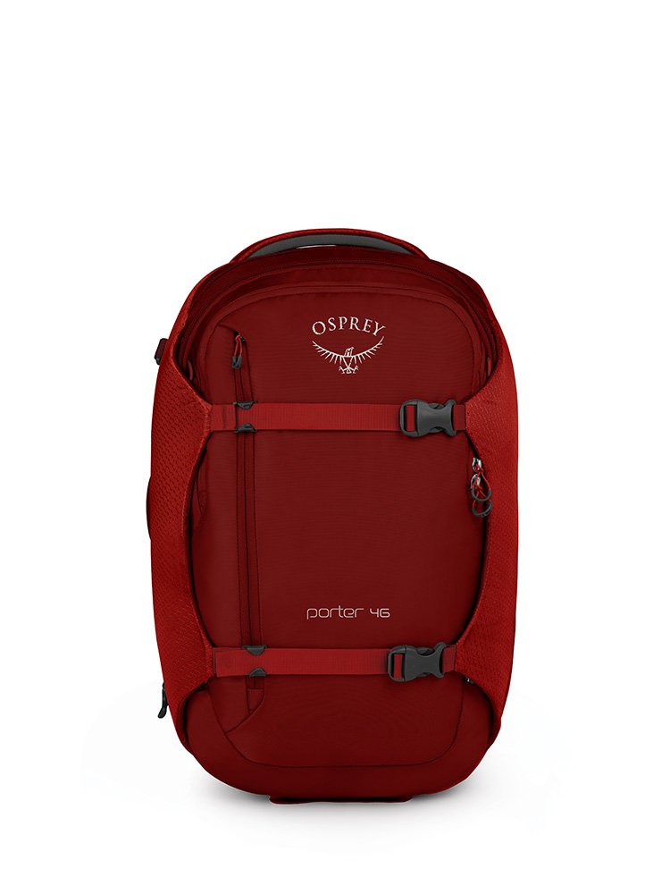 Osprey Packs Porter 46 Travel Backpack, Diablo Red - backpacks4less.com