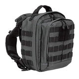 5.11 Rush Moab 6 Tactical Sling Pack Military Molle Backpack Bag, Style 56963, Black - backpacks4less.com