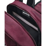 Under Armour Halftime Backpack, (601) Dark Maroon/Black/Metallic Black, One Size Fits All