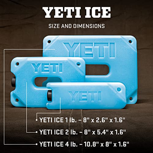 YETI ICE 2 lb. Refreezable Reusable Cooler Ice Pack–