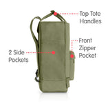 Fjallraven - Kanken Classic Backpack for Everyday, Green - backpacks4less.com