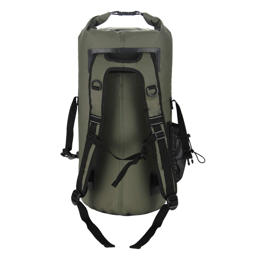 Buffalo Gear Portable Insulated Backpack Cooler Bag - Hands-Free and Collapsible, Waterproof and Soft-Sided Cooler Backpack for Hiking, Picnics,Camping, Fishing - Army Green,35 Liters,30 Can - backpacks4less.com