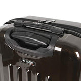 Mia Toro Mia Tor Italy Fonte Hardside Spinner Luggage 3pc Set, Gold, One Size