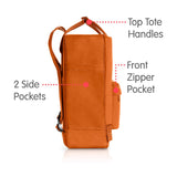 Fjallraven - Kanken Classic Backpack for Everyday, Brick - backpacks4less.com