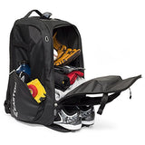 EASTON WALK-OFF IV Bat & Equipment Backpack Bag | Baseball Softball | 2020 | Black | 2 Bat Sleeves | Vented Shoe Pocket | External Helmet Holder | 2 Side Pockets | Valuables Pocket | Fence Hook - backpacks4less.com