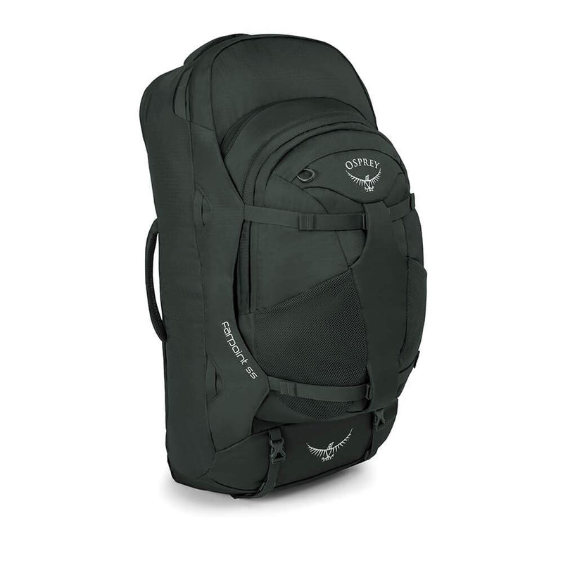 Osprey Packs Farpoint 55 Men's Travel Backpack, Volcanic Grey, Medium/Large - backpacks4less.com