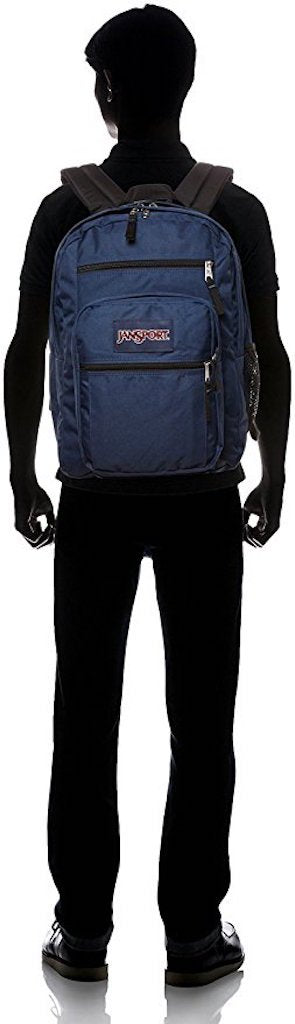 JANSPORT BIG STUDENT BACK BAG (Navy) - backpacks4less.com