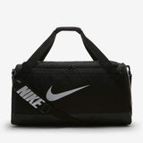 NIKE Brasilia Training Duffel Bag, Black/Black/White, Medium - backpacks4less.com