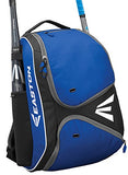 EASTON E210BP Bat & Equipment Backpack Bag | Baseball Softball | 2020 | Royal | 2 Bat Sleeves | Smart Gear Storage Shelf | Vented Shoe Pocket | Valuables Pocket | Fence Hook - backpacks4less.com