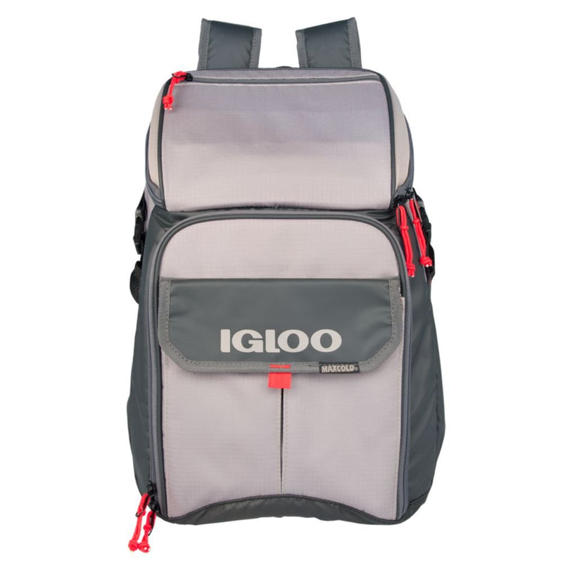 Igloo Outdoorsman Gizmo Backpack-Sandstone/Blaze Red - backpacks4less.com
