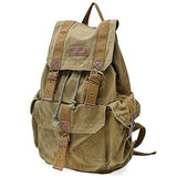 Gootium 21101AMG Specially High Density Thick Canvas Backpack Rucksack, Army Green, Large - backpacks4less.com
