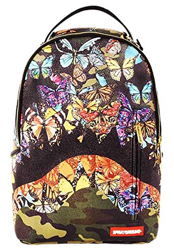 Sprayground Butterfly Shark Mouth Backpack Multicolor, One Size - backpacks4less.com