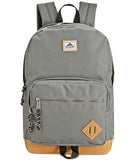 Steve Madden Men's Solid Nylon Classic Backpack, Grey