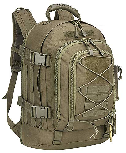 Military Expandable Travel Backpack Tactical Waterproof Work Backpack for Men (o.d.green) - backpacks4less.com